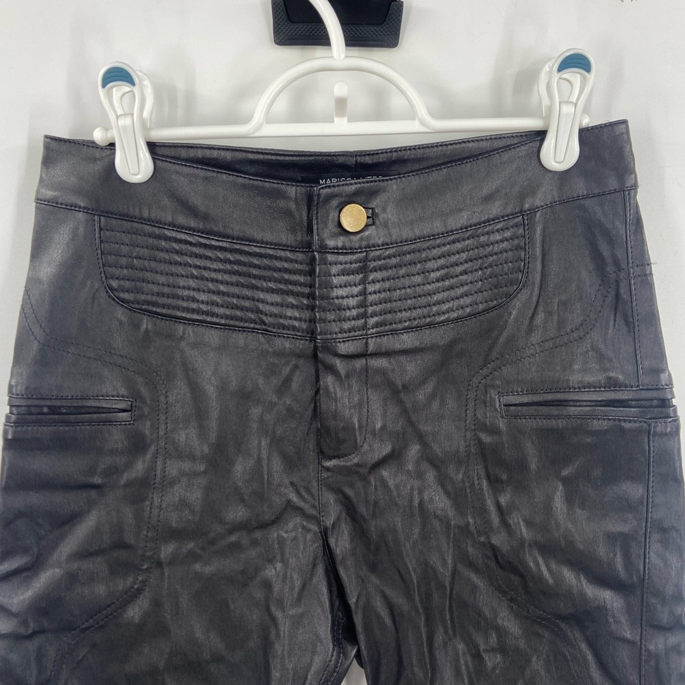 Marissa Webb Leather‎ Shorts Black Size 6 - Picture 3 of 10